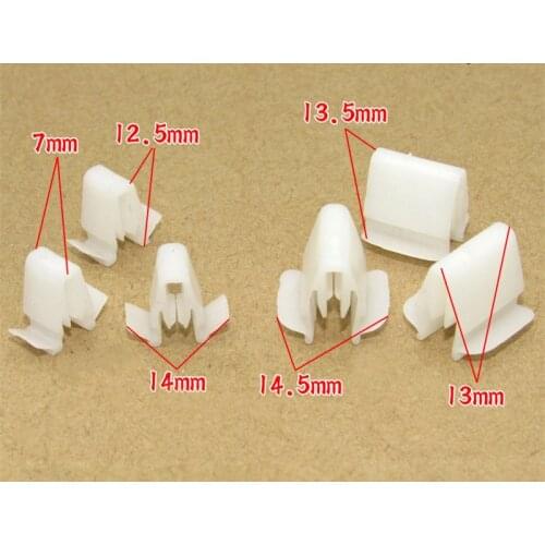 Fit for 10PCS Trunk tailgate door trim panel plastic fasteners suitable for Toyota Highlander Overbearing RAV4