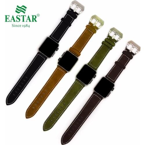 Eastar New vintage leather watchbands for iwatch bracelet Apple Watch Band 42mm 38mm Sport Bracelet For iwatch 5 4 40mm 44mm