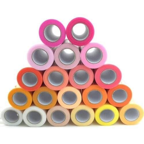 Baby Show Tulle Roll 5cm 15cm 25Yards Roll Fabric Spool Tutu Party Birthday Gift DIY Wrap Wedding Decoration Party Supplies