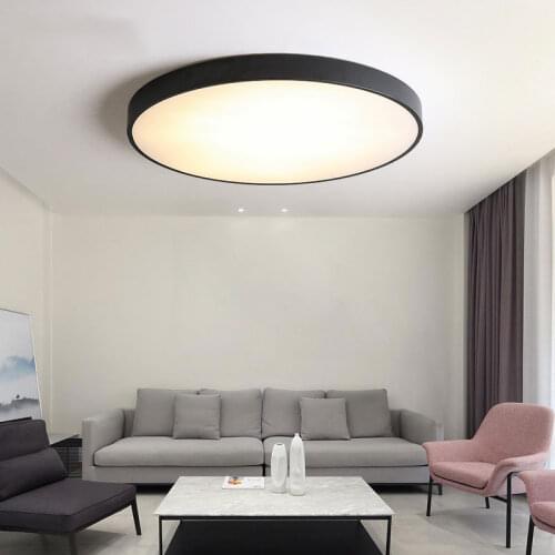 Bedroom Fixture Minimalist Modern Design Living Dining Room Indoor LED Luminaire Round Lampshade 110V 220V Nordic Corridor Lamp