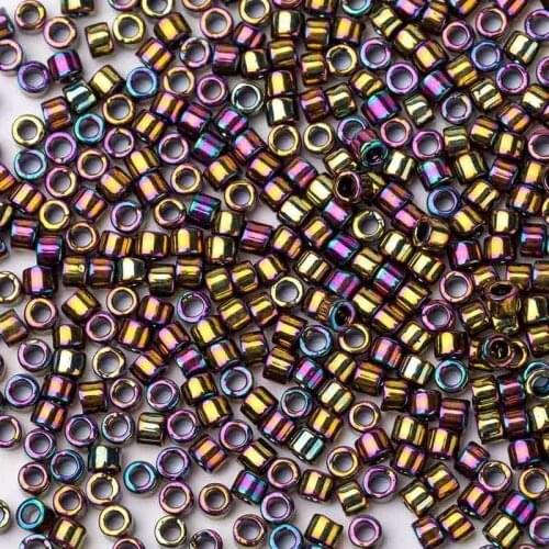 Taidian Metallic Bronze Miyuki Delica Seedbeads 11/0 for Boho Jewelry Making Accessories DB22L 5Grams/lot 1.6x1.3mm