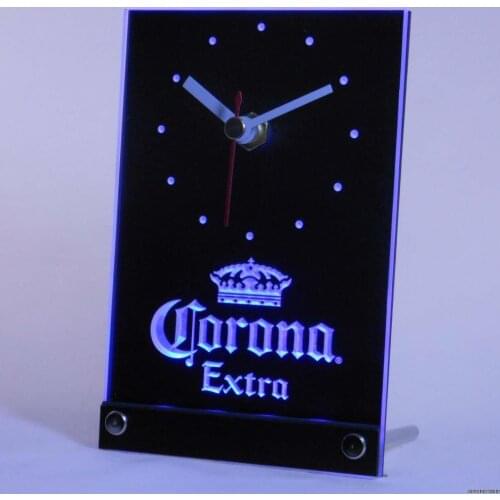 Tnc0092 Corona Extra Beer 3D LED Table Desk Clock