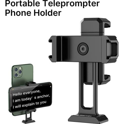 Ulanzi ST-18 360° Rotation Horizontal Vertical Shooting Cold Shoe Mount Phone Holder Stand Mount Clamp for iPhone 12 pro max 11