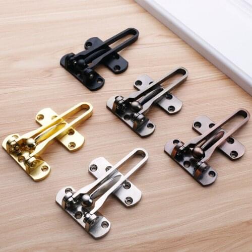 Alloy thickening Home Anti-theft Door Buckle Bedroom Kids Room Door Lock Safety Chain Hotel Anti-lock Buckle Insurance Door Bolt