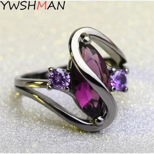 YWSHMAN Women's Gold Rings