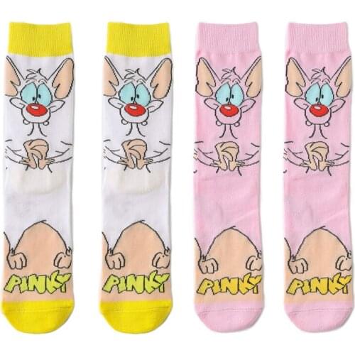 SP1583 Funny Cute Creative Cartoon Happy Socks Colorful Novelty Hip Hop Funny Casual Socks Men Skateboard Socks