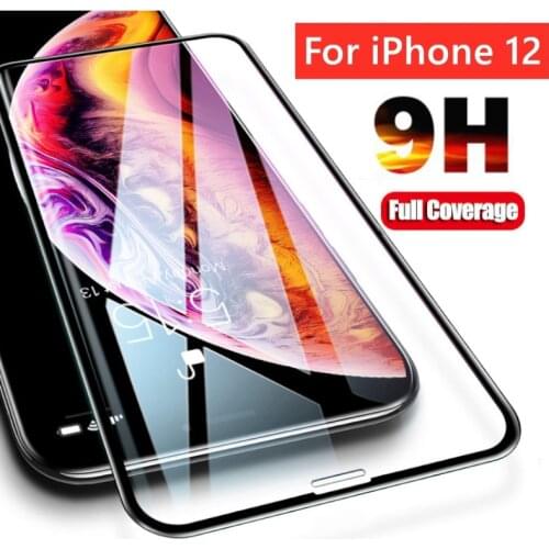 9H Tempered Glass for iPhone 11 12 Pro Xs Max X s r 6 6S 7 8 Plus + Xr Screen Protector for iPhone 11 Glass 12 Mini Full Cover