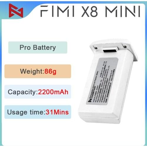 FIMI X8 Mini Pro Smart Battery 2200mAh Intelligent Flight LiPo 2S Battery Original Fimi X8 Mini Drone RC Drone Accessoires