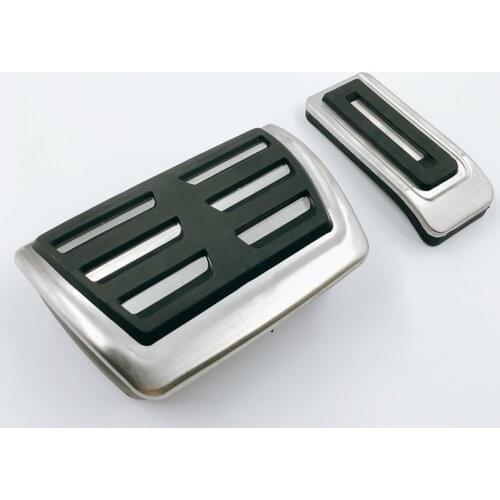 Stainless Steel Car Pedals Kit for Volkswagen VW Multivan T5 T6 Caravelle T6 Gas Brake Pedal Protection Cover