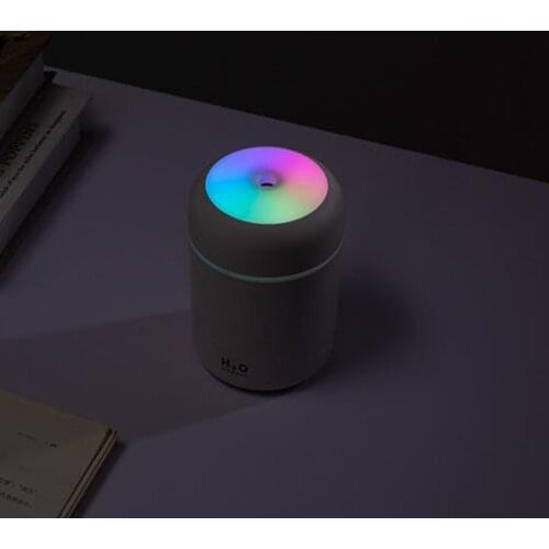 White & Gray Portable Humidifier Aromatherapy Aroma Oil Diffuser