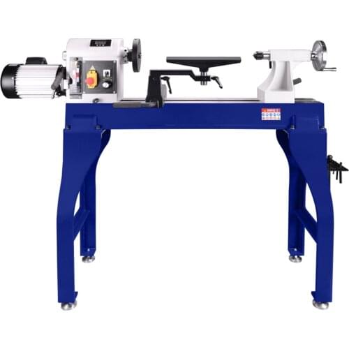 1500W 16 inches woodworking lathe Machine tools with iron frame Heavy-duty multifunctional belt stand Wood spinning machine