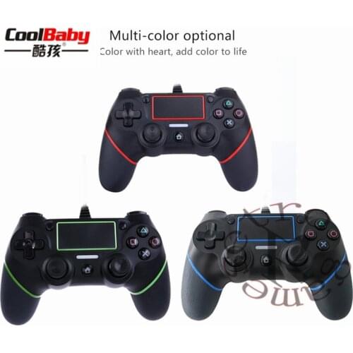DHL 20pcs/lot USB Wired Gamepad Controller For PS4 Game Controller For Sony Playstation 4 Joystick Gamepads