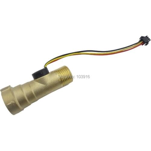 10 units Electronic Flow Meter Electronic Flow Sensor 1-30L/M for solar water heater, water flow meter