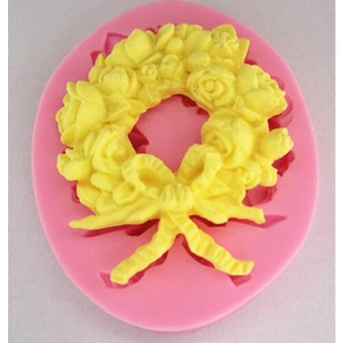 Flowers cake molds soap chocolate mould for the kitchen baking clay mould FM248