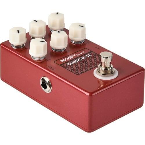 Moskyaudio Guitar Tuner Pedalclassic M-Sa Speaker Simulation Drive Voice Level Low High Mid Guitar Effect Pedal Guitar Parts