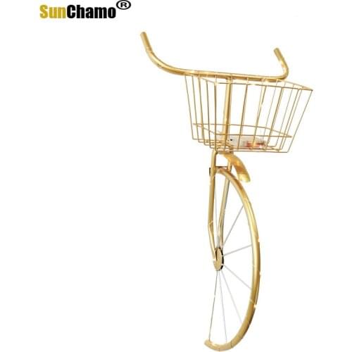 Creative Retro Creative Bike Head Bike Wall Hanging Milk Tea Shop Clear Bar Wall Decorations Murals Home Decoration Crafts Gifts