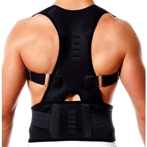 Men women KIDS Orthopedic Back Support Belt Correct Posture Brace Correcteur de Posture 10 Magnets Magnetic Posture Corrector