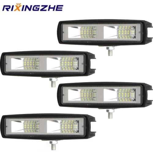 48W LED Headlight Work bar LED bar Fog light 12-24V ForMotorcycle Truck Boat Tractor Trailer Offroad Working Light LED Spotlight