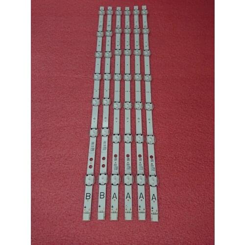 New original 5set=30pcs LED backlight strip for Toshiba 49U5766DB VESTEL 49 UHD DRT VNB A B VES490QNDL-2D-N11 VES490QNDS-2D-U11
