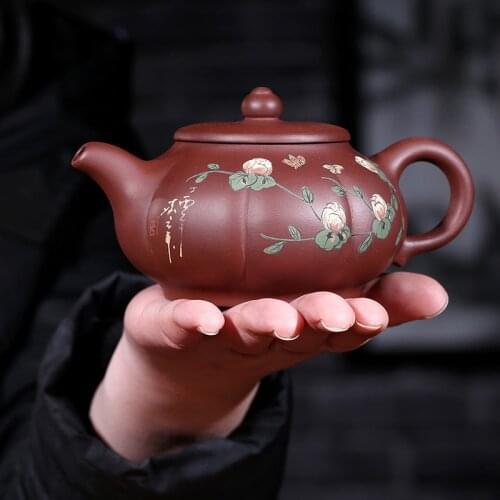 Are recommended by the engineering xiao-ping xu all hand pumpkin ceramic tea-pot travel tea set gift customization