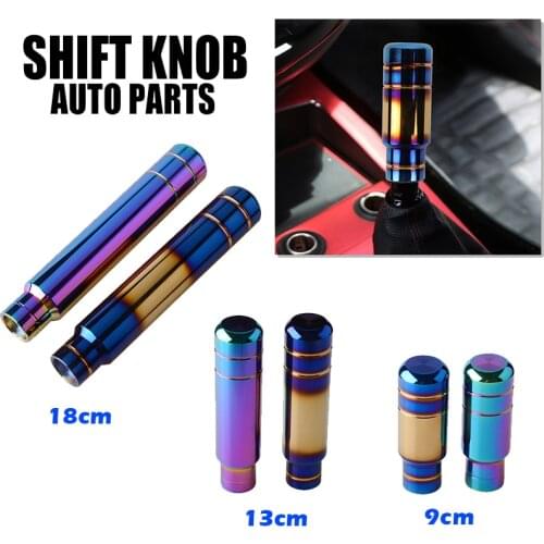 Aluminium Alloy Gear Shift Knob Plating Color Manual Shifter Handle Universal For JDM Car Modification Accessories 18 13 9 cm
