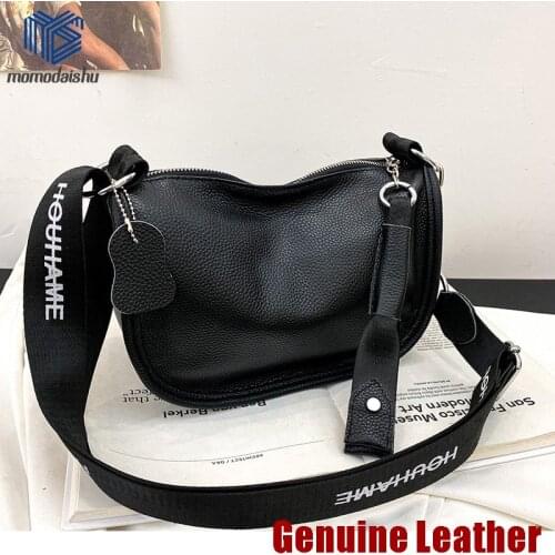 Genuine Leather Female Bag 2021 New Shoulder Bag Ladies Messenger Bag Luxury Designer Female Bag Ladies Bags Elegant Handbags