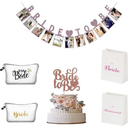 Wedding Decor Bride To Be Garland Team Bridal Shower Banner Wedding Decoration Bachelorette Party Hen Night Party Supplies-B