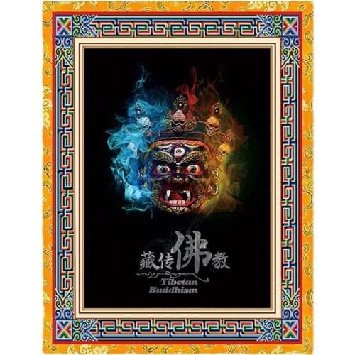Tibetan Buddhism Tapestry Wall Cloth Livingroom Background Wall Carpet Large Wall Blanket