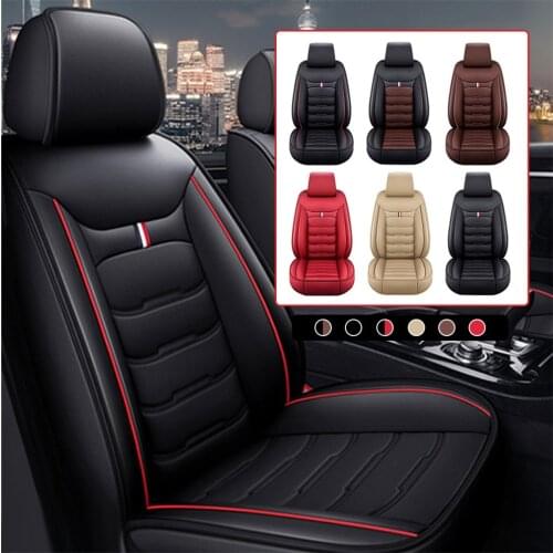 Universal Car Seat Cover for Dodge Charger RT SRT SE 2006-2019 Full Coverage Leatherette Seat Cover Airbag Compatible Waterproof