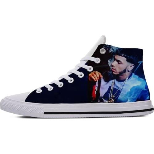 2019 Hot Cool Fashion High New Summer Sneakers Handiness Casual Shoes 3D Printed For Man Woman Hip Hop Rap Anuel AA