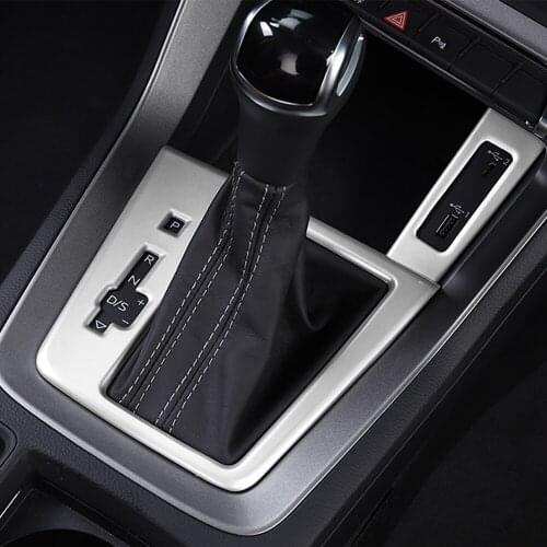 1PCS For Audi Q3 2019 2020 ABS LHD Car Accessories Car Gear Shift Knob Frame Panel Decoration Cover Trims Car Styling