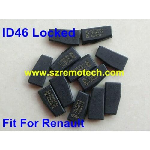 5pcs/lot ID46 lock car chip Fit For Renault 7936AA/AS ID46 Transponder Chip (Locked) ID 46 Chip Ceramic