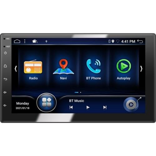 Bosion 2 din 7 Inch In dash Universal Car dvd Radio player bluetooth gps navigation Android 10 radio video DSP wifi RDS BT SWC