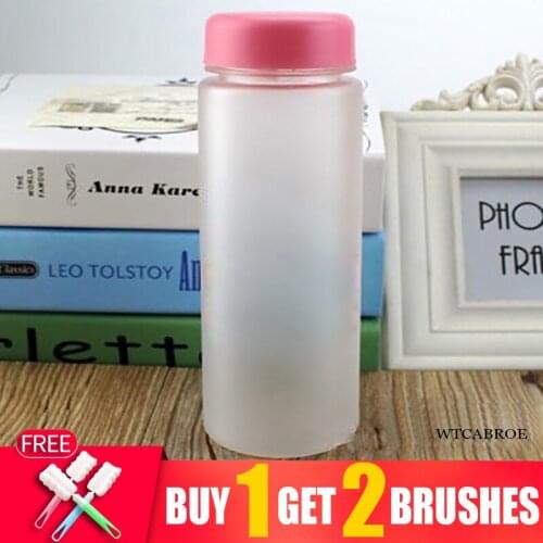 500ML My Outdoor Camping Running Hiking Water Bottle Drinkware For Sport School Travel Hiking Outdoor Lemon Girls Bottles Cup