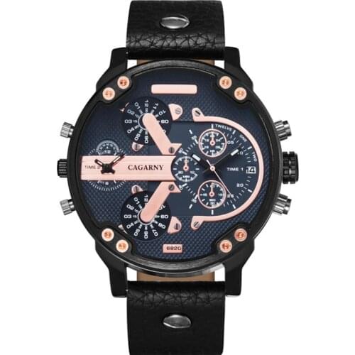 Army Relogio Cagarny Brand Men TOP Military Sport Watches Men Quartz Clock Male Leather Strap Date Wristwatch Reloj Hombre 2019