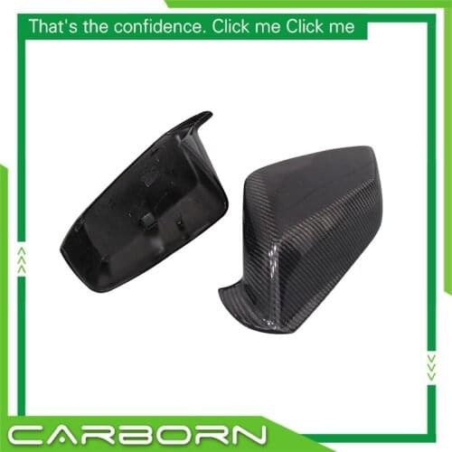 For-Buick Lacrosse 2009-2015 Restyling 1:1 Replacement Type Gloss Black Carbon Fiber Mirror Cover Body Side View Mirror Caps