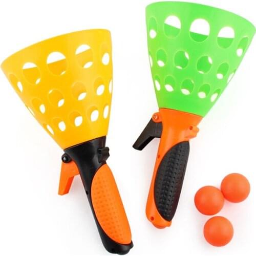 Double Catapult Catcher Throwing Catching Pinball Parent-child Outdoor Indoor Sports Childrens Toy Gift kids toys