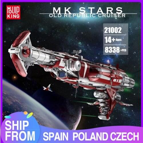 MOULD KING Building Blocks Star Plan The MOC Zenith Old Republic Escort Cruiser model Ship Assembly Bricks Kids Christmas Gifts