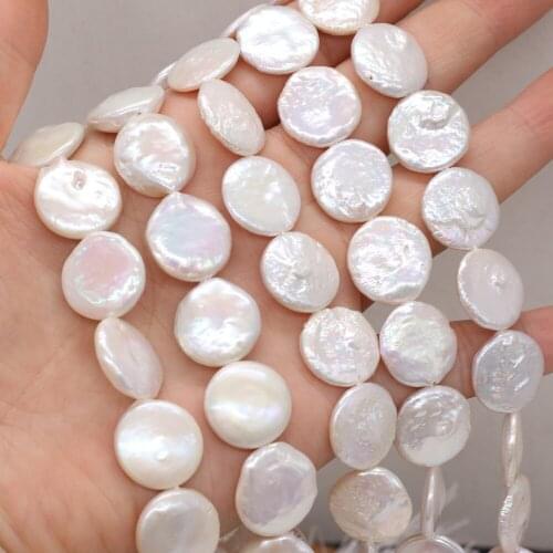 Natural Freshwater Pearl Irregular Coin Baroque Loose Beads For Jewelry Making DIY Bracelet Earrings Necklace Anklet Accessory