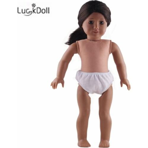 LUCKDOLL Fashion Solid Color Underwear Fit 18Inch American 43cm BabyDoll Clothes Accessories,Girls Toys,Generation,Birthday Gift