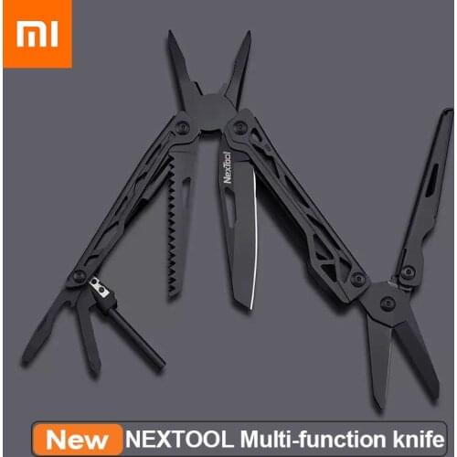 XIAOMI Mijia 10 In1 Tools Multifunctional Tools Blade Folding Pliers Camping Hiking Cycling Portable Scissors Opener Nextool