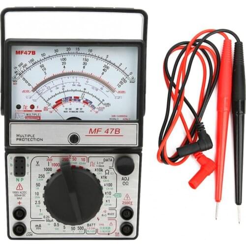 MF47B Multifunctional Digital Screen Multimeter AC DC Voltage Current Detector