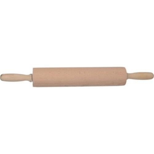 Non-Stick Food Flour Rolling Pin with Solid Wood Handle Roller Kitchen Supplies