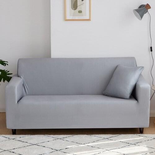 Plain Supple Sofa Cover Entire Slipcover Protection Dustproof Washable Covers for Home Office Lounge Couch(No Pillow)