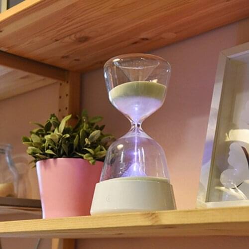 USB Hourglass With Sleeping Night Light For Children And Kids In Desktop Laptop Bedroom Hourglass Light Decorative night light