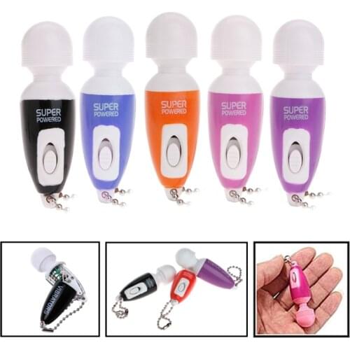 Portable Lovely Vibrator Vibrating Key-Chain Relaxing Massager Female Women