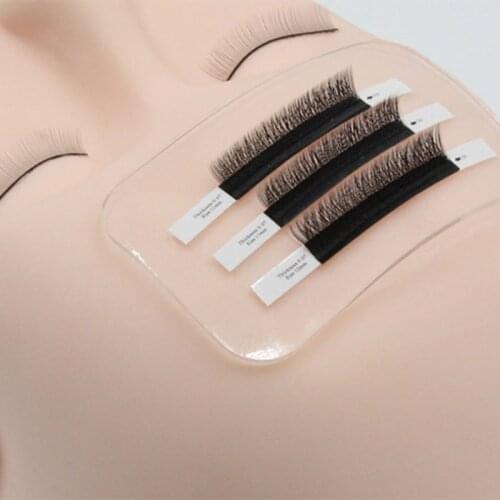 Rectangular Silicon Pad for Planting False Eyelashes with Minipore Eyelash Extension Adhesive Tape Makeup Tools