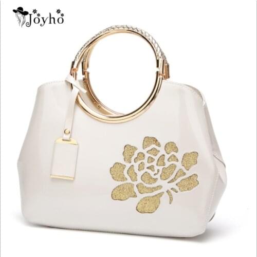 Luxury Handbags Women Bags Designer Bride Red White Tote Bag 2019 Summer Leather Fashion Messenger Shoulder Bag Sac A Main Femme