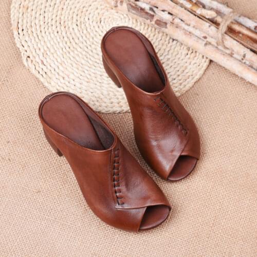 Summer Women Retro Slippers Platform Shoes Wedges Flip Flops Women High Heels Shoes Women Casual Sandals Creepers