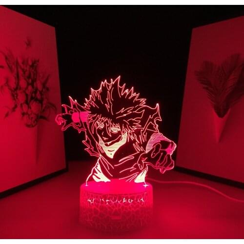 Hunter X Hunter Anime Killua 3D LED Light for Birthday Gift Bedroom Decor Nightlight Killua Godspeed Acrylic LED Night Lamp